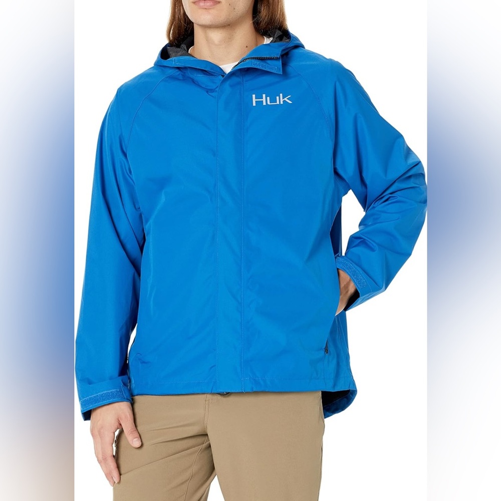 Huk Vibrant Blue Raincoat